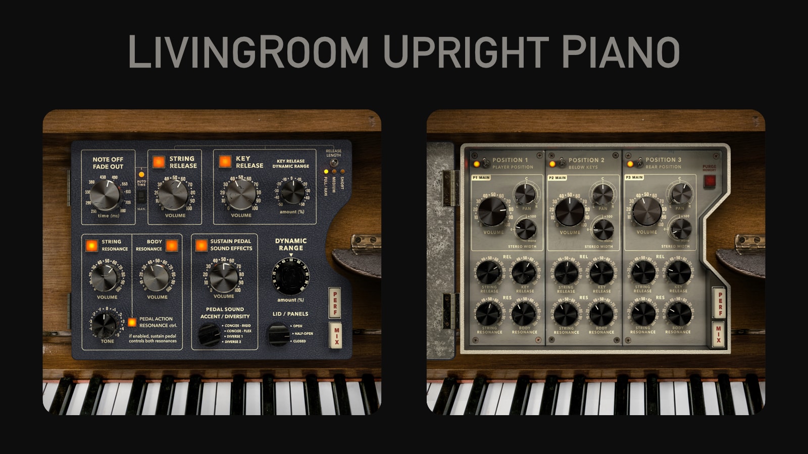 LivingRoom Upright Piano Complete edition released for Kontakt sampler